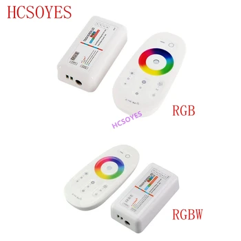 

Touch Screen LED RGB RGBW Controller 2.4G Wireless DC12-24V Touch RF Control For RGB /RGBW LED Strip 18A remote controller