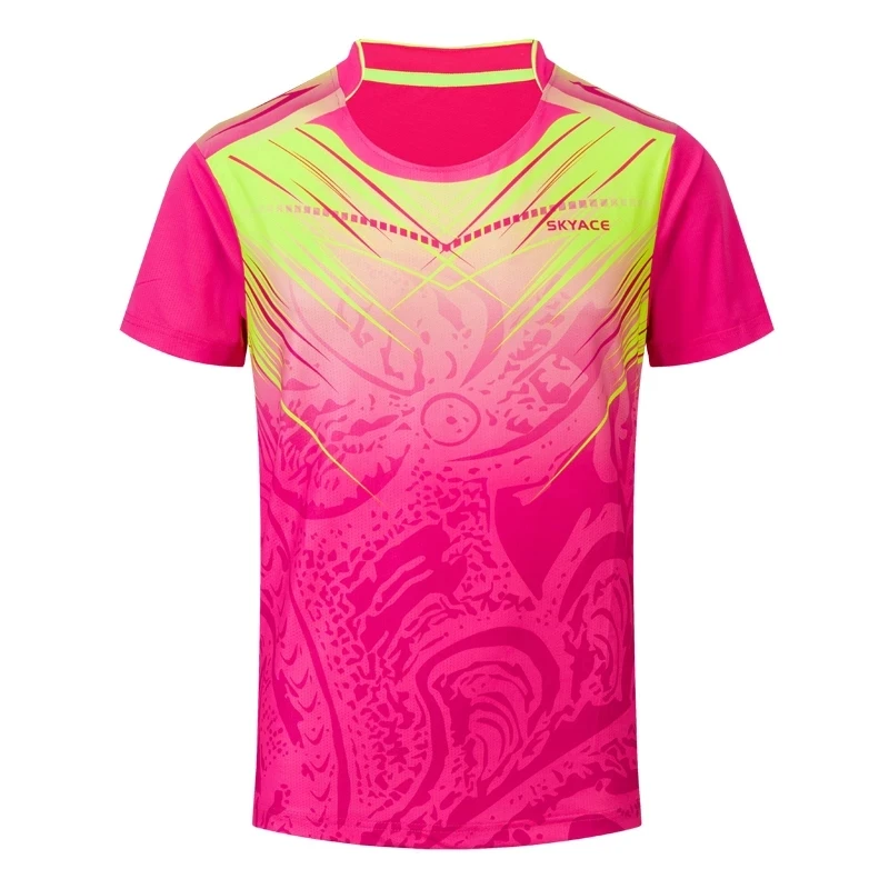 Men Women T Shirt Tennis Badminton shirts POLO Women Men Tennis jerseys PingPong Kit Sportswear golf elastic clothes