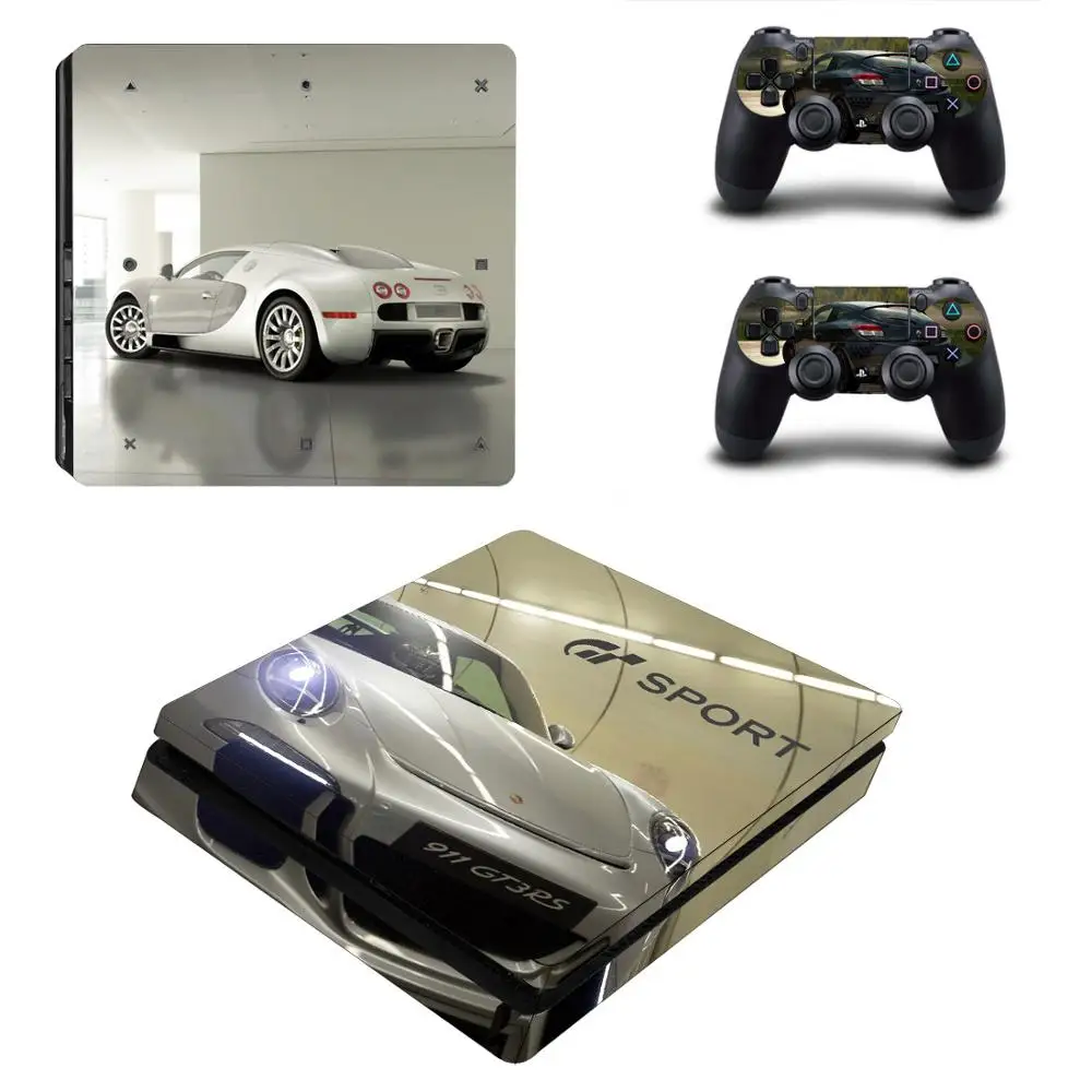 GT Sport PS4 Slim sticker s PS 4 Play station Skin наклейка Pegatinas для playstation консоль и