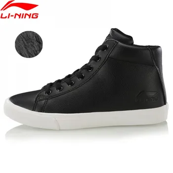  Li Ning/Мужская Вулканизированная легкая зимняя стильная обувь; Зимняя флисовая спортивная обувь с подкладкой; Кроссовки; AGLP105 YXB334 