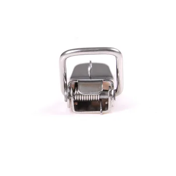 

New Cabinet Boxes Spring Loaded Latch Catch Toggle Locks Hasp Iron Hasp For Sliding Door Window Cabinet 1PCS 27*74mm