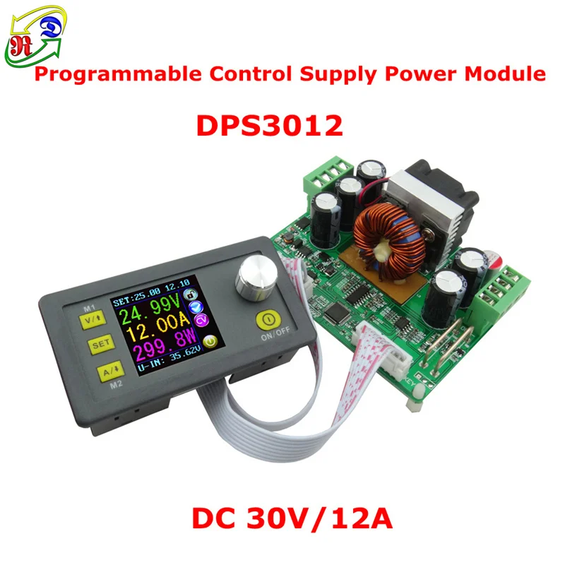 RD DPS3012 Постоянное Напряжение Ток понижающий Программируемый Модуль питания понижающий преобразователь напряжения ЖК-вольтметр 32 В 12А - Цвет: DPS3012