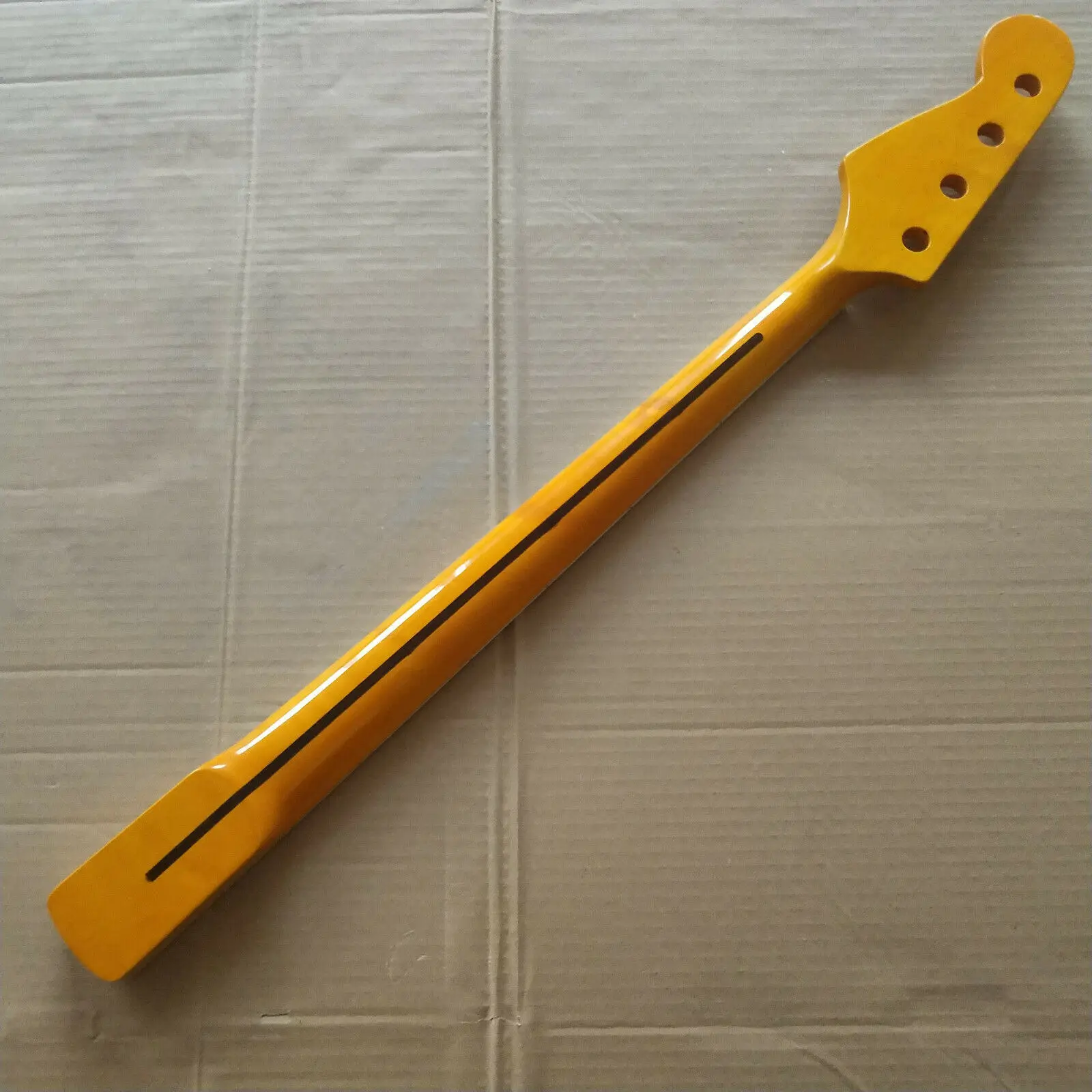 Maple ebony 4 string 20 Fret Bass Neck For Electric Bass Guitar Parts replace