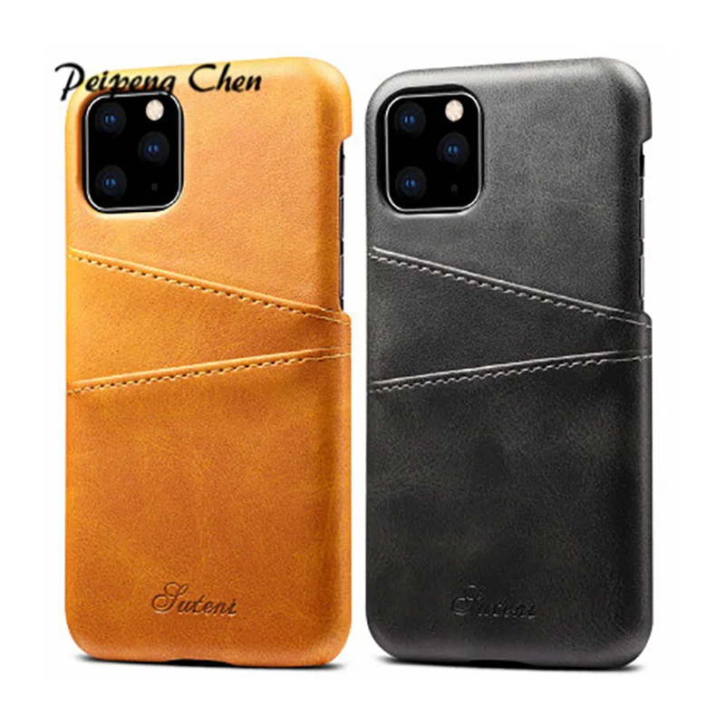 

PEIPENG Wallet Business phone case For iphone 11 pro max X XR XS MAX Case Holster PU Leather For iphone 6 S 7 8 plus Back Cover