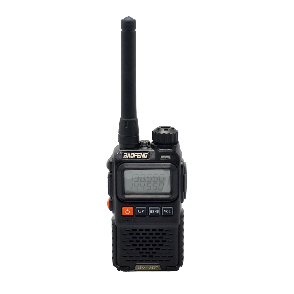 Baofeng FM трансивер UV-3R Plus портативная рация Mini UV 3R+ Портативная CB радио Двухдиапазонная UHF VHF Ham CB радио VOX фонарик