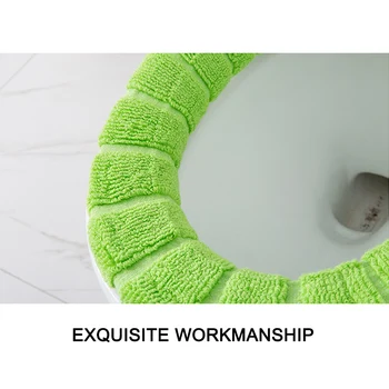 

NEW Soft Bathroom Toilet Seat Closestool Washable Warmer Mat Cover Pad Cushion Bathroom Accessories