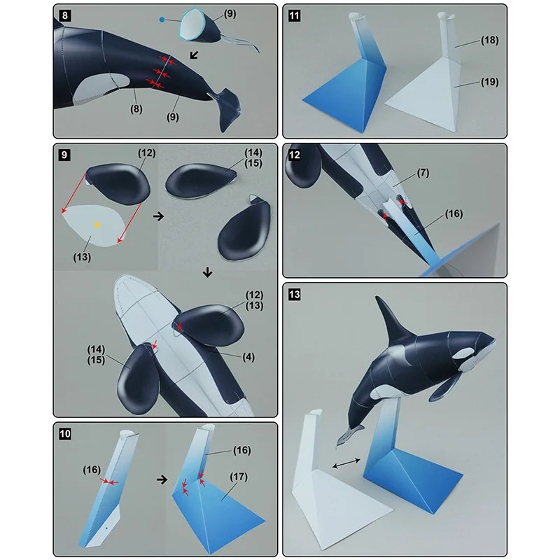 Origami Killer Whale