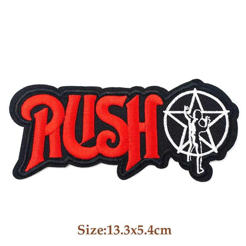 ROCK BAND Iron On Patches Cloth Mend Decorate Clothes Apparel Sewing Decoration Applique Badges Heavy Metal MUSIC 