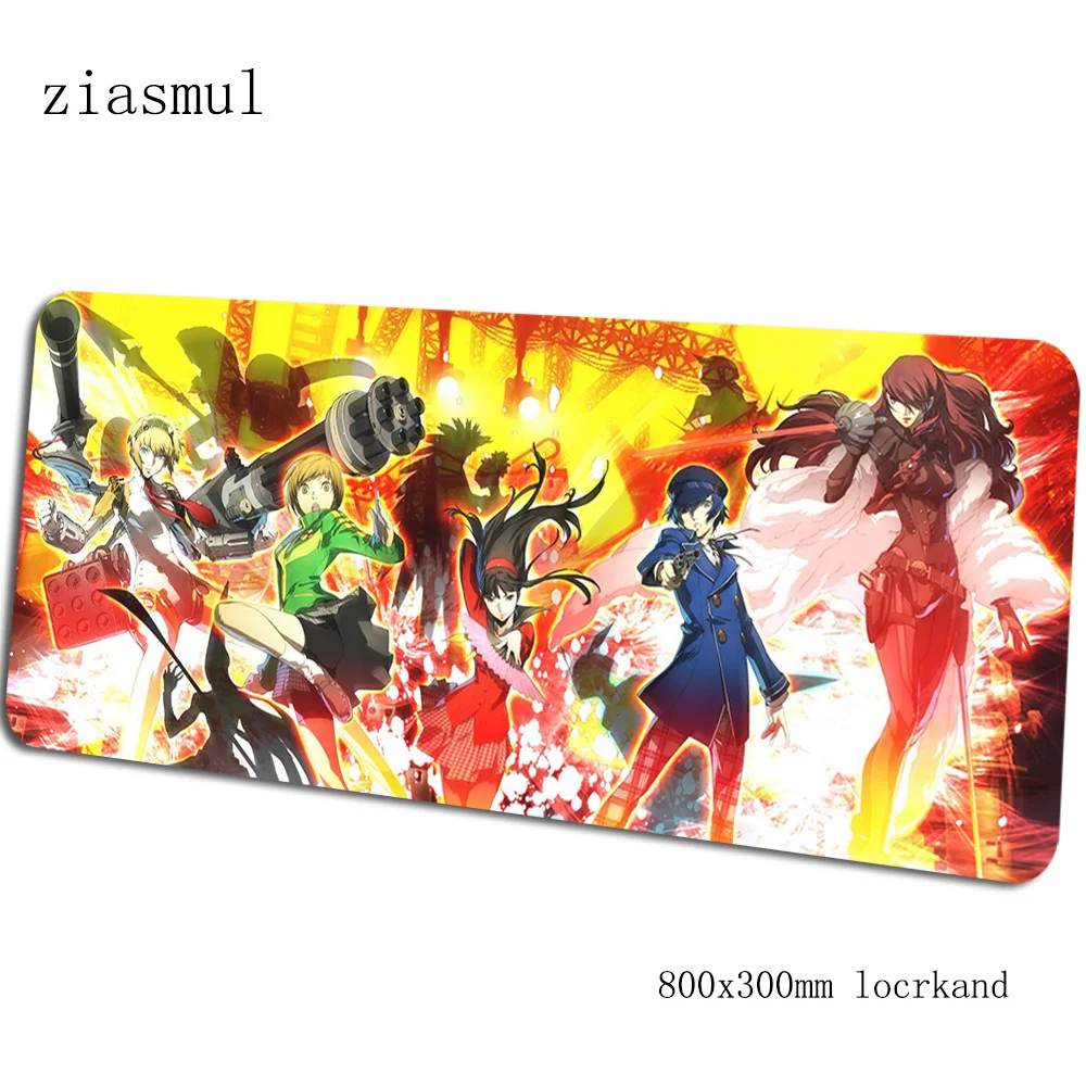 Persona 5 Коврик для мыши геймер властный 800x300x3 мм notbook коврик для мыши игровой коврик для мыши профессиональный коврик для мыши ПК настольный коврик для мыши - Цвет: pattern 1