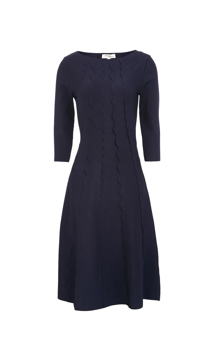Vero Moda женское трикотажное платье с 3D отделкой 3/4 рукавами и подкладкой | 319446505