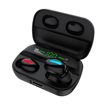 

Wireless Bluetooth 5.0 Earphone Q82 With Headset LED Power Display 8D Waterproof Earbuds with Mic