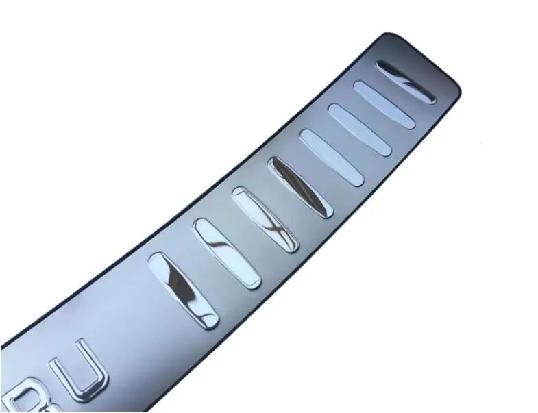 Высокое качество нержавеющая сталь Задний бампер протектор Подоконник Пластина аксессуары для 2012- SUBARU XV