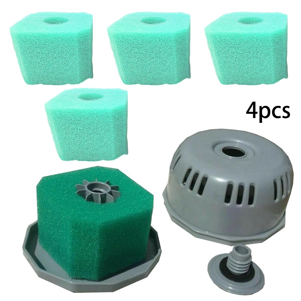 

4 Pack Hot Tub & Spa Reusable Washable Foam Sponge Filters For V1 S1Accessories For Swimming Pool And Foam Sponge Aquarium