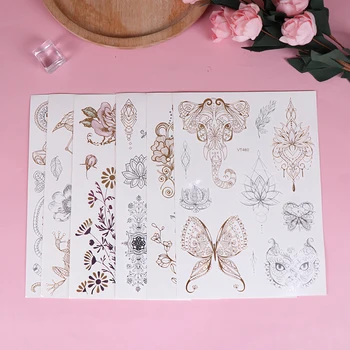 

1Sheet Face Tattoo Waterproof Bronzing Freckles Make Up Body Art Flash Tattoo Sticker Eye Decals Bride Tribe Party