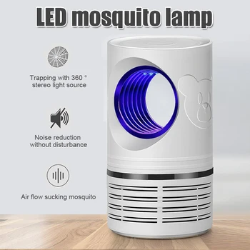 

Spot Electric Mosquito Killer Lamp LED Light Trap USB Charging Low Noise Killer Fly Bug Insects Killer for Home Bedroom Hogar
