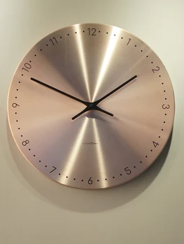 

Luxury Nordic Silent Wall Clock Modern Design Metal Creative Living Room Wall Watch Luxury Kitchen Wall Clock Home Decoration