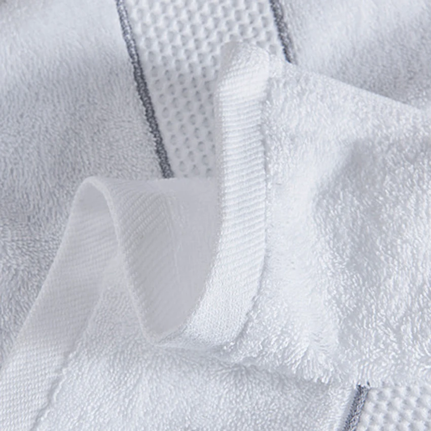 Super Soft Thick Cotton Bath Towel Set Face Hand Shower Towels for Home Bathroom Hotel Beach Adults Kids 3 Sizes High Quality 5
