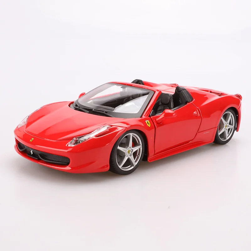 1:24 Высокая Имитация Ferrari 458 Roadster литая модель машины Модель для детей Подарки