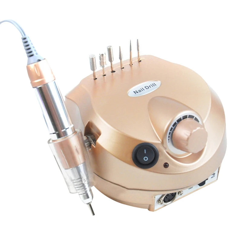 Электрический аппарат для маникюра, для удаления кутикулы, фрезерные сверла, набор для педикюра, шлифовальный станок, Eu Plug