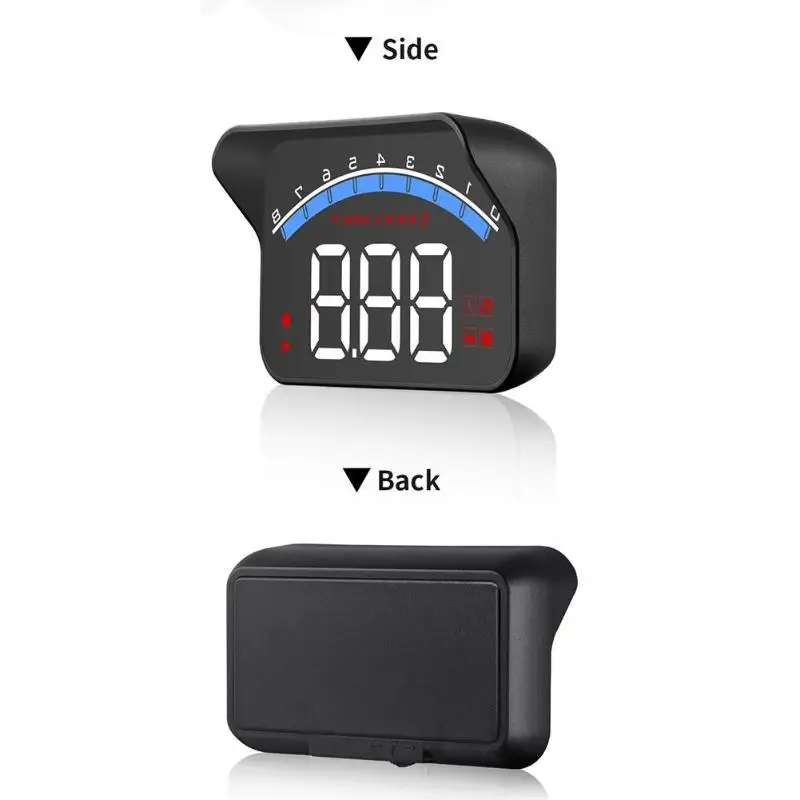 Автомобильный HUD Дисплей M6S OBD 3 режима дисплей лобовое стекло проектор превышение Предупреждение об/мин сигнализация напряжение сигнализация