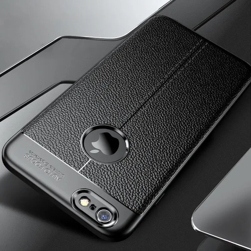 Противоударный матовый чехол для Iphone XS MAX XR X Lychee кожаный магнитный кольцо мягкое Силиконовое телефон для Iphone 6 7 8 6s Plus чехол