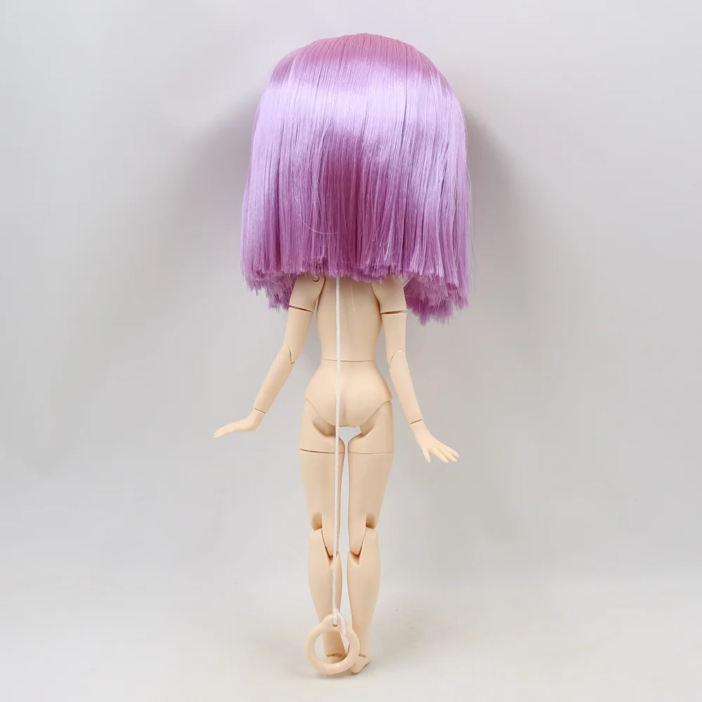 Кукла Blyth ICY DBS 30 см белая кожа крутые фиолетовые короткие волосы с/без челки 1/6