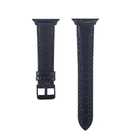 Flower Leather Breathable Strap for Apple Watch Band Series 6/5/4/3/2/SE Classic Bracelet Belt for iWatch 44/40mm 42/38mm