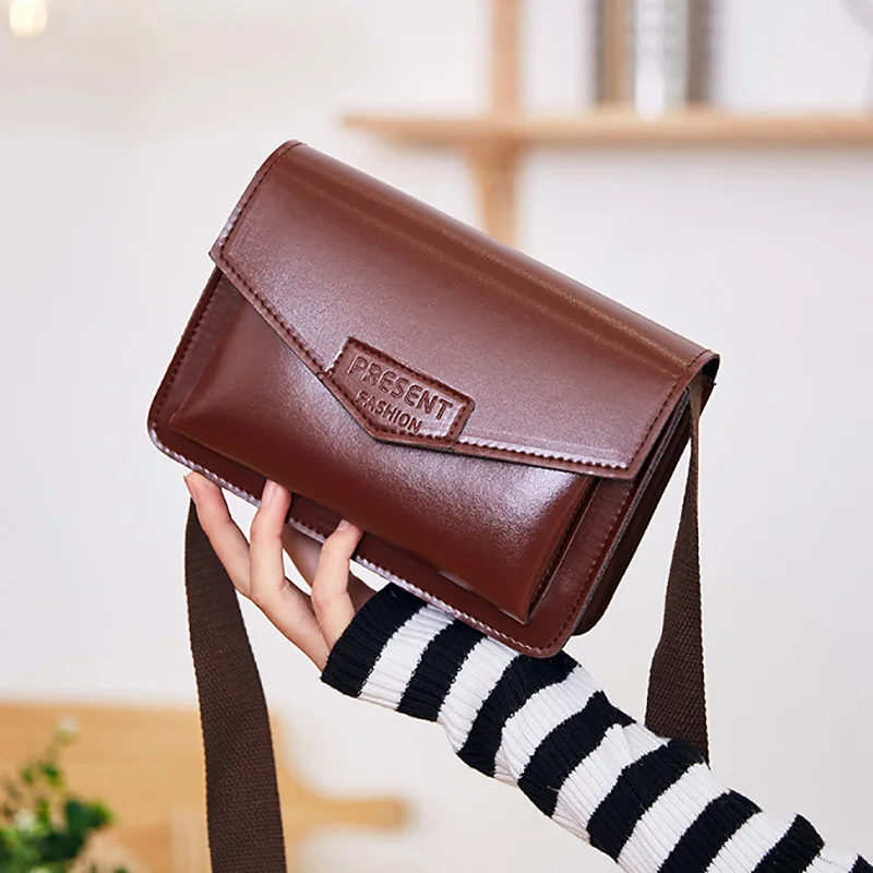 

2019 New Solid Color PU Women Fashion Bags High Quality Brand Women Flap Ladies Handbags Casual Lady Females Dinner Party Bags