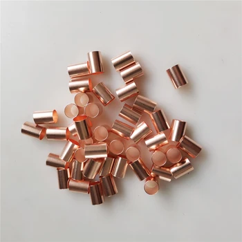 

100pcs Terminal Block Wire Crimping Terminal GT Small Copper Tube Copper Connecting Tube Wire Connector Wire Connector