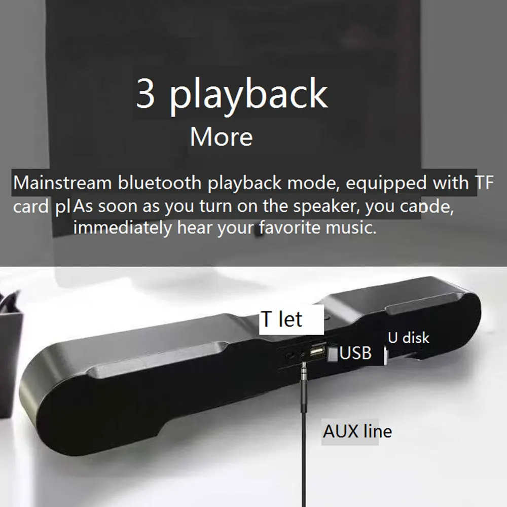 X11 беспроводной Bluetooth динамик сабвуфер стерео бас HIFi музыка Lound Динамик Поддержка TF карта USB для дня рождения Рождественский подарок