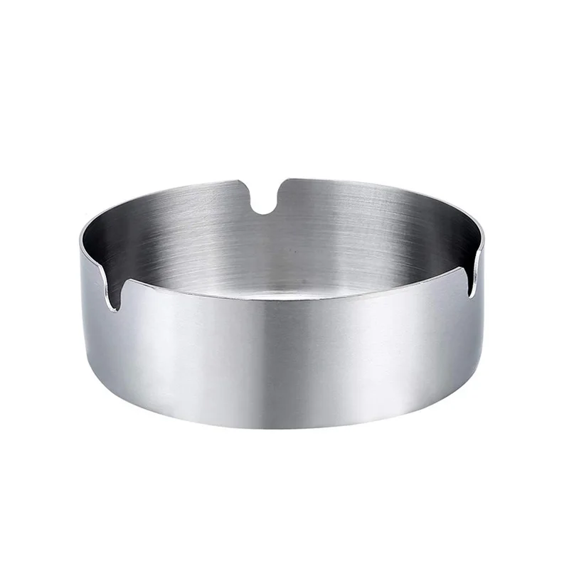 Stainless Steel Ashtray Smoke Cigar Anti-scalding Portable Ash Tray Holder for Outdoors and Home | Дом и сад