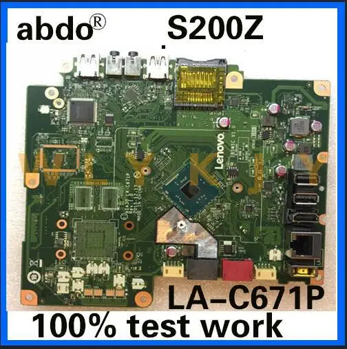 Материнская плата для Lenovo S200Z C2000 AIO с процессором SR2A7 N3700 AIA30 LA-C671P DDR3 100% | Компьютеры