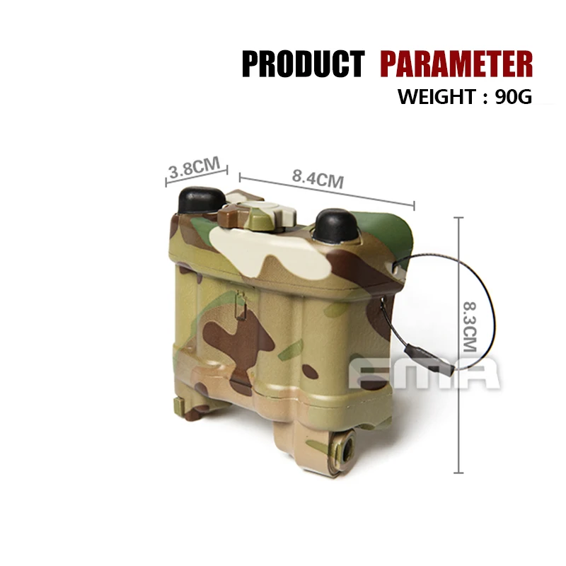 Чехол для аккумулятора FMA Tactical NVG чехол пустышка модели ночного видения Мультикам