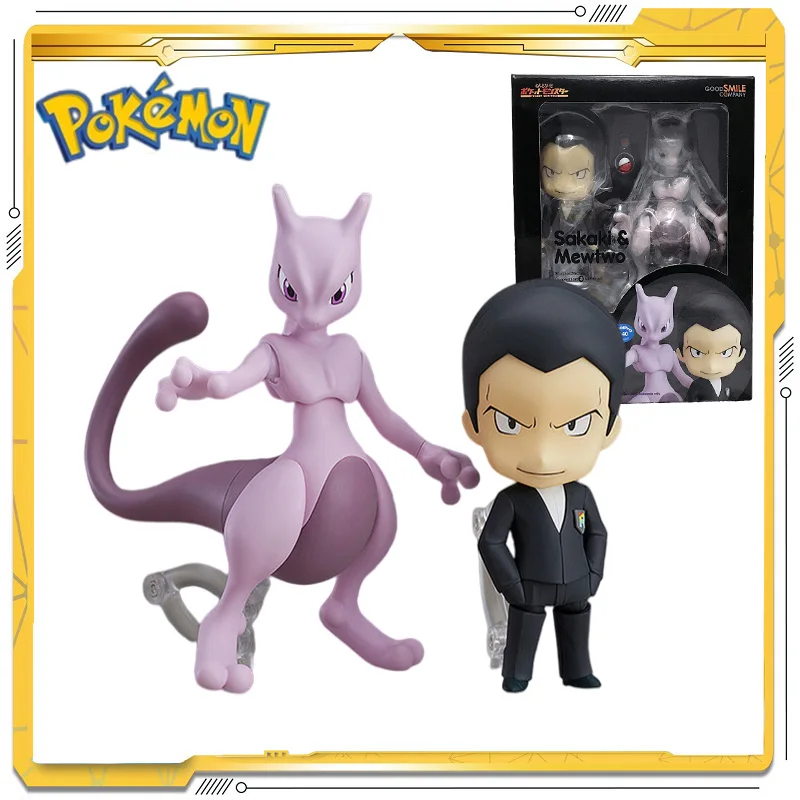 Action Figure Pokemon Sakaki Mewtwo Nendoroid Good Smile Fast 