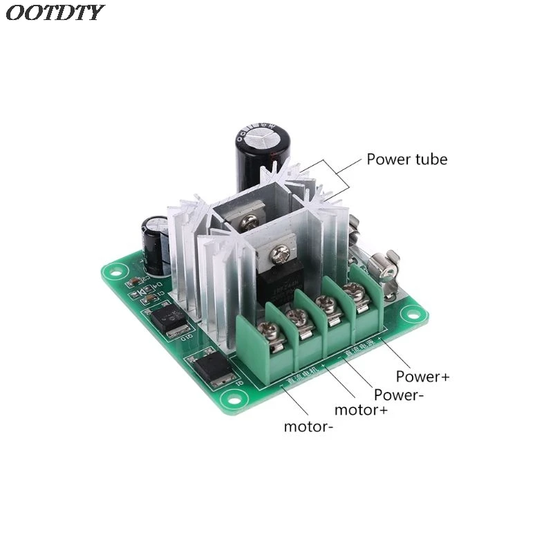 DC 12V 24V 10A PWM регулятор скорости двигателя Регулятор цифровой переключатель управления скоростью
