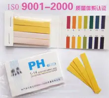 Ferramentas para teste de ph, conjunto com 80 tiras de papel para teste de ph e ácido alcalino 1-14st solo aquático