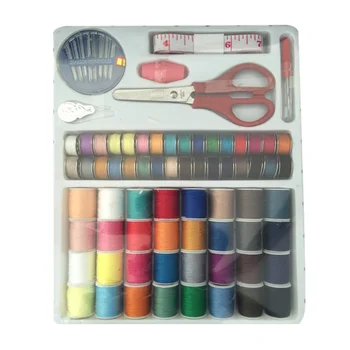 

Sewing Machine Line Thread Spool Set Bobbin Cotton Reel Needle Tape Household Useful Sewing Kit