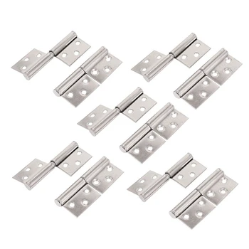 

10 pcs stainless steel window door cabinet hinges 2.4 inchlength
