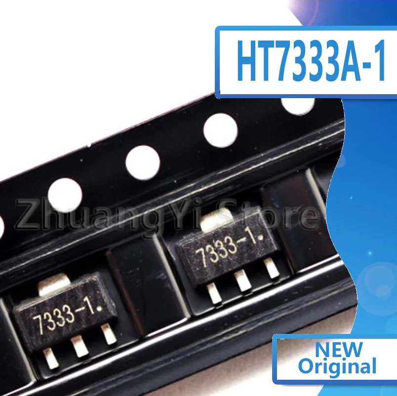 100 шт./лот Новый HT7333A-1 7333-1 SOT89 низкомощный трехклеммный регулятор чип HT7333 |