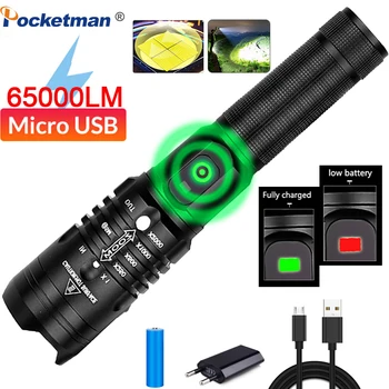 

8000 lumens led flashlight super bright xhp502 most powerful usb flashlight 18650 best outdoor camping fishing hunting lights