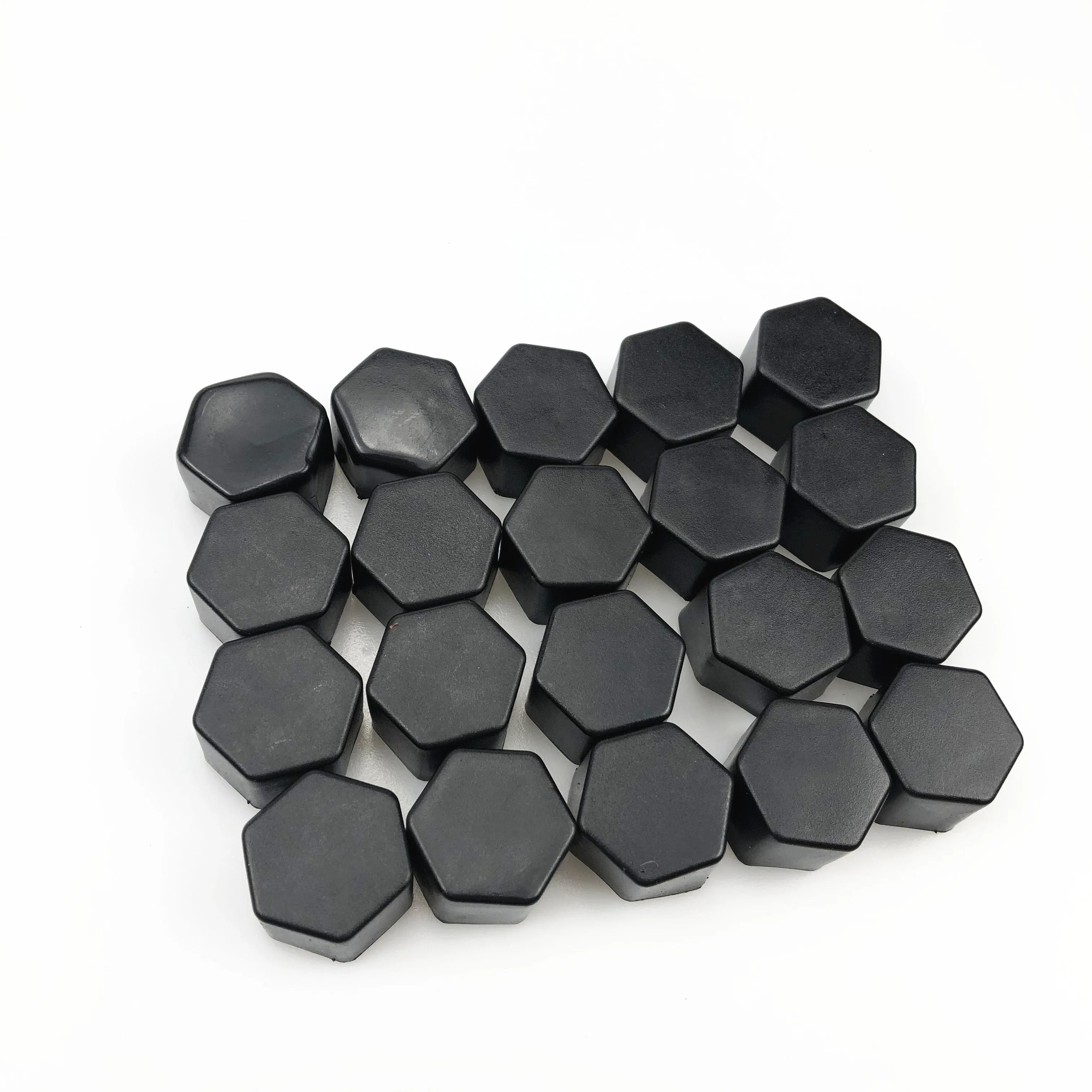 20pcs/package 17/19/21mm Silicone Hexagonal Socket Car Wheel Hub Screw Cover Nut Caps Bolt Rims Exterior Decoration Protection