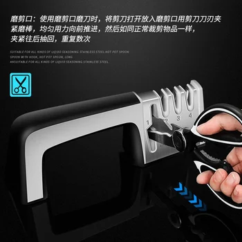 

Sharpener For Knives And Shears Chef Knife Pocket Sharpener Machine Diamond Sharpening Stone Professional Knife CBQ800T 2