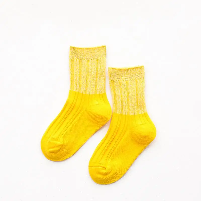 Kids Socks Baby Boys Girls Candy Solid Color Sock Autumn Winter Knitted Cotton School Sports Breathable Socks Children Cute Sock - Цвет: kids socks 3