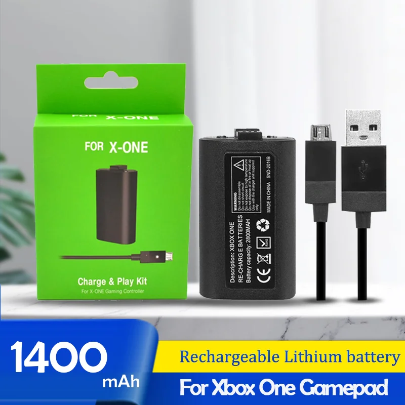Беспроводной игровой контроллер для Microsoft XBOX One 1400 мАч перезаряжаемый