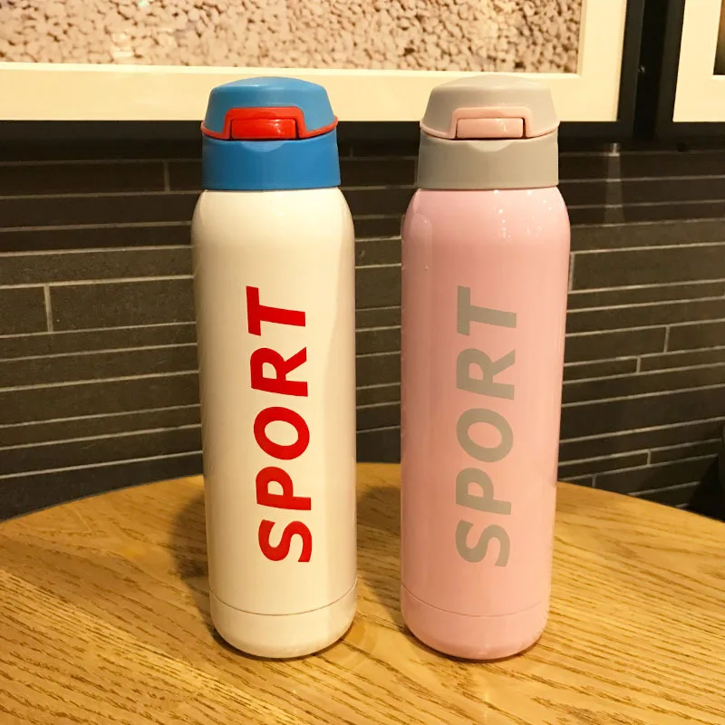 

Outdoor Sports Kettle the Department Store Thermos Portable Straw Sports Bottle Customizable Vacuum Insulation Cup