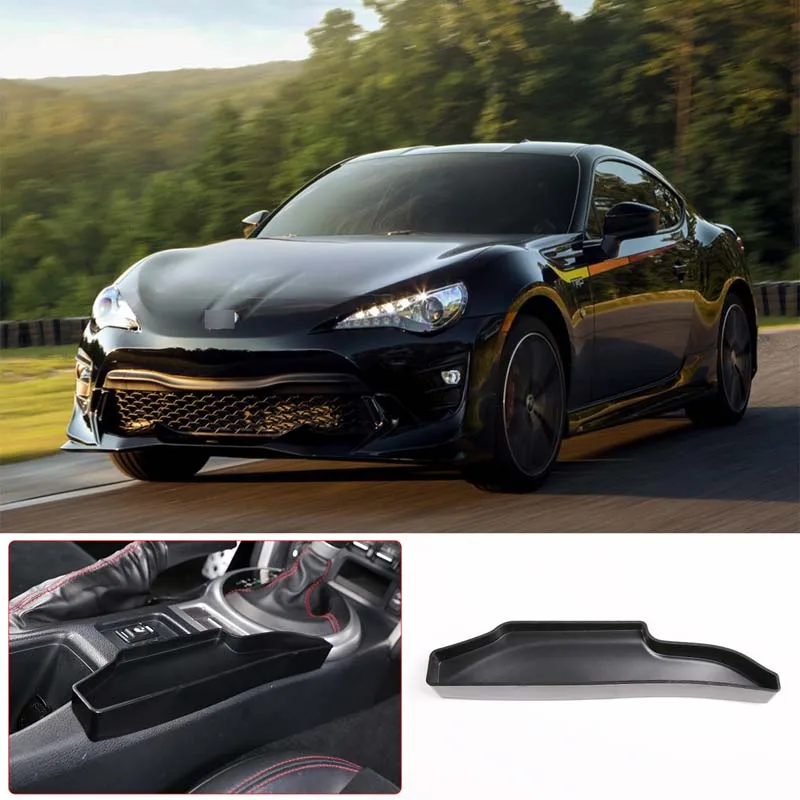 

For 2012-2020 Toyota 86/Subaru BRZ ABS car gear storage box black central control gear storage box interior accessories LHD
