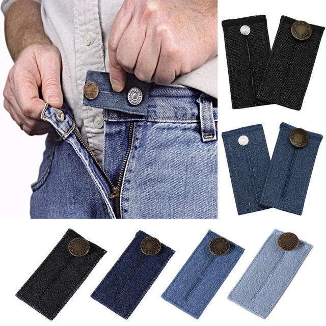 Adjustable Jeans Button Extender Pants Waist Extension Stretch
