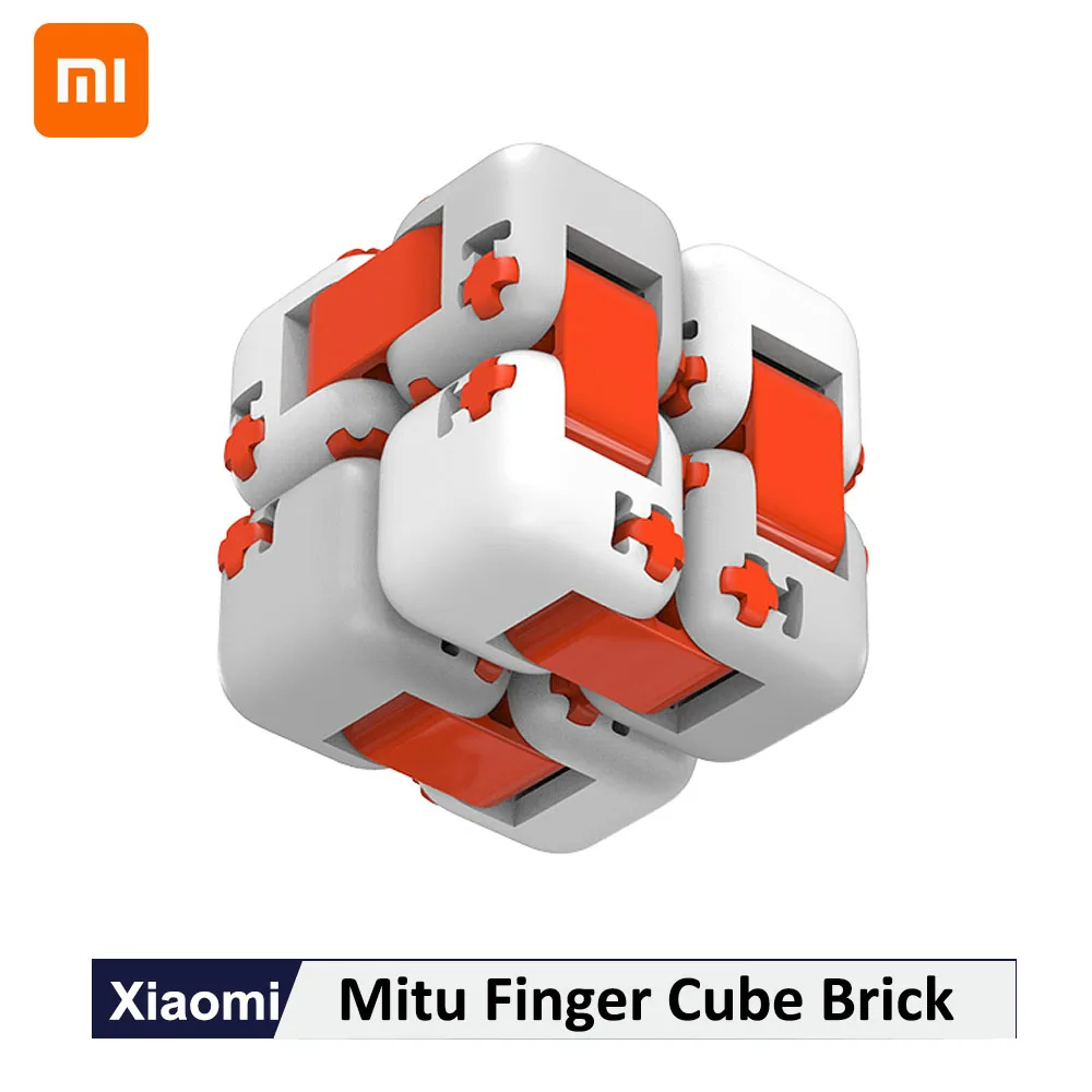 Новый оригинальный Xiao mi tu Finger Cube кирпич строительный блок Спиннер