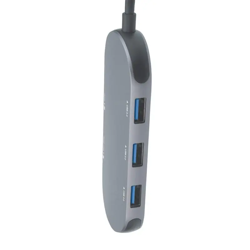 USB C 5 в 1 концентратор Алюминиевый сплав 3 USB 3,0 порта адаптер конвертер разветвитель для MacBook компьютер ноутбук аксессуары