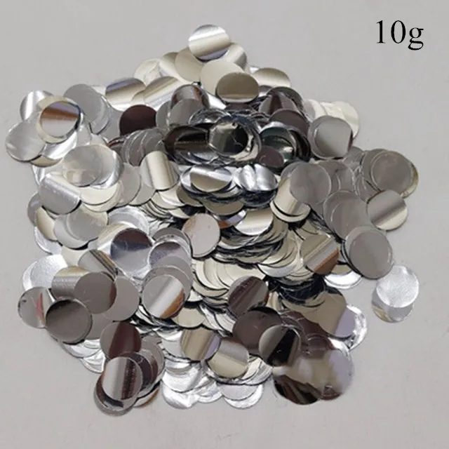 Confetti silver 10 шт./лот, 12 дюймов, прозрачные воздушные шары, розовое золото, конфетти из фольги, прозрачные воздушные шары с днем рождения, детский душ, украшение для свадебной вечеринки - Цвет: Confetti silver